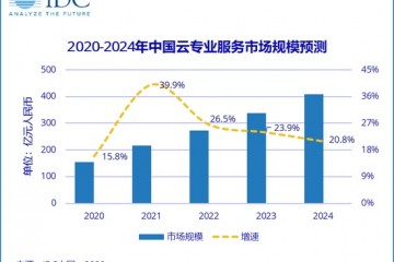 IDC2019下半年我国全体云专业服务商场达68.8亿元